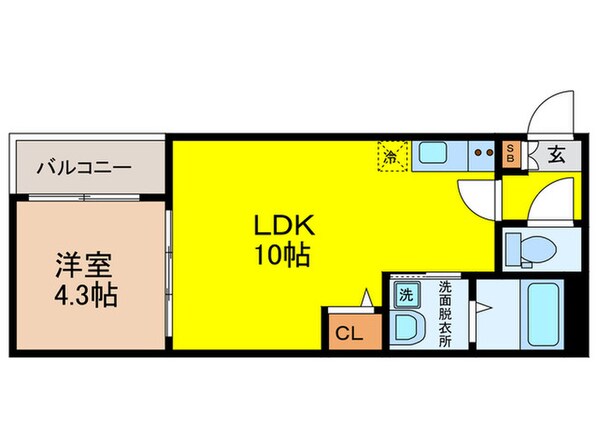 アステリア今川の物件間取画像